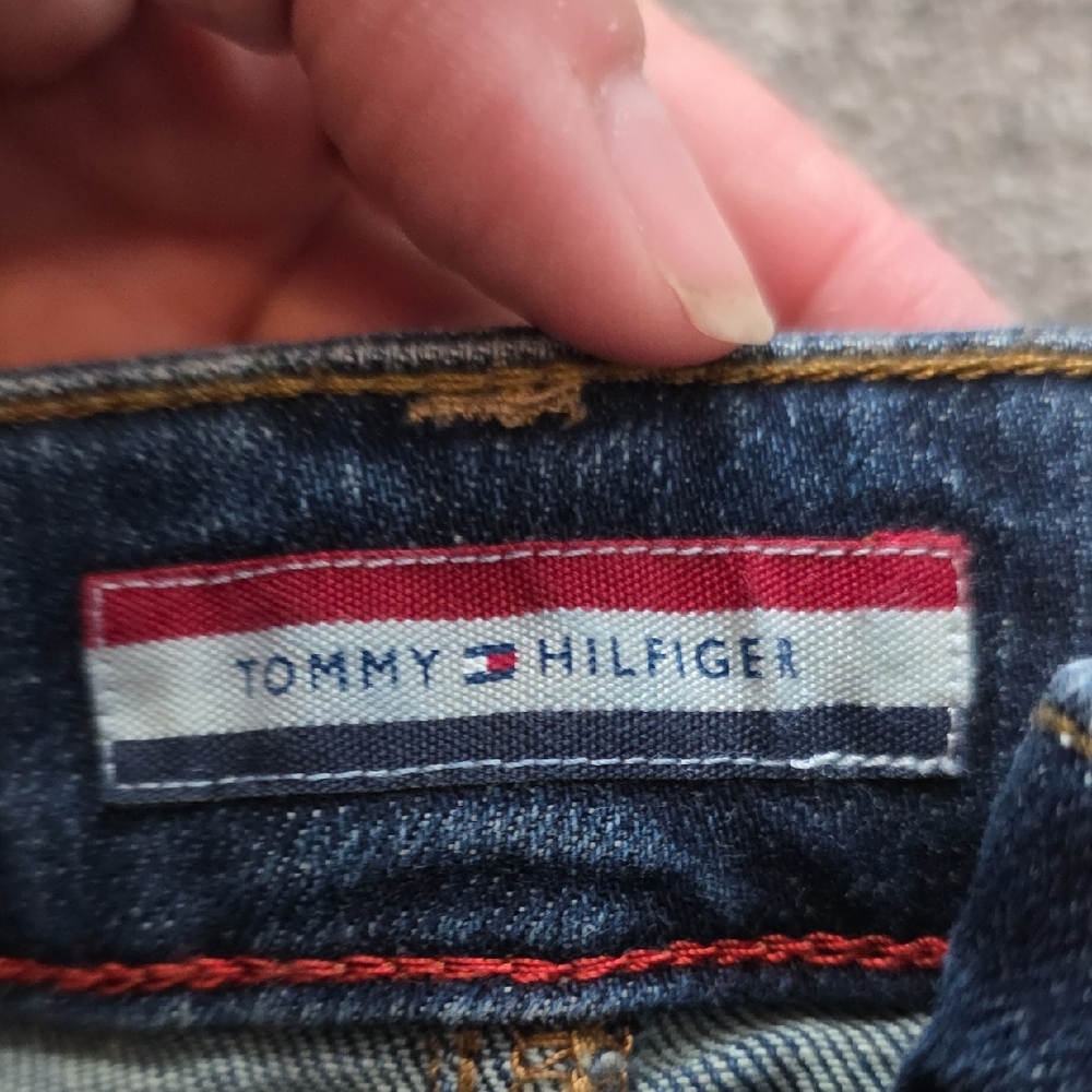 Tommy Hilfiger Blue Denim Mini Skirt